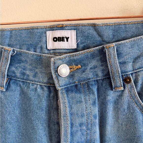 Obey Other - NWOT Obey Light Blue Denim Jeans with Branded Waist Patch
